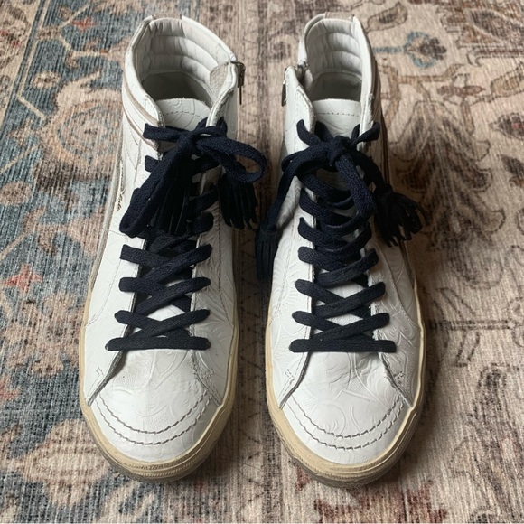 Golden Goose Santa Fe White Flower - Picture 5 of 8